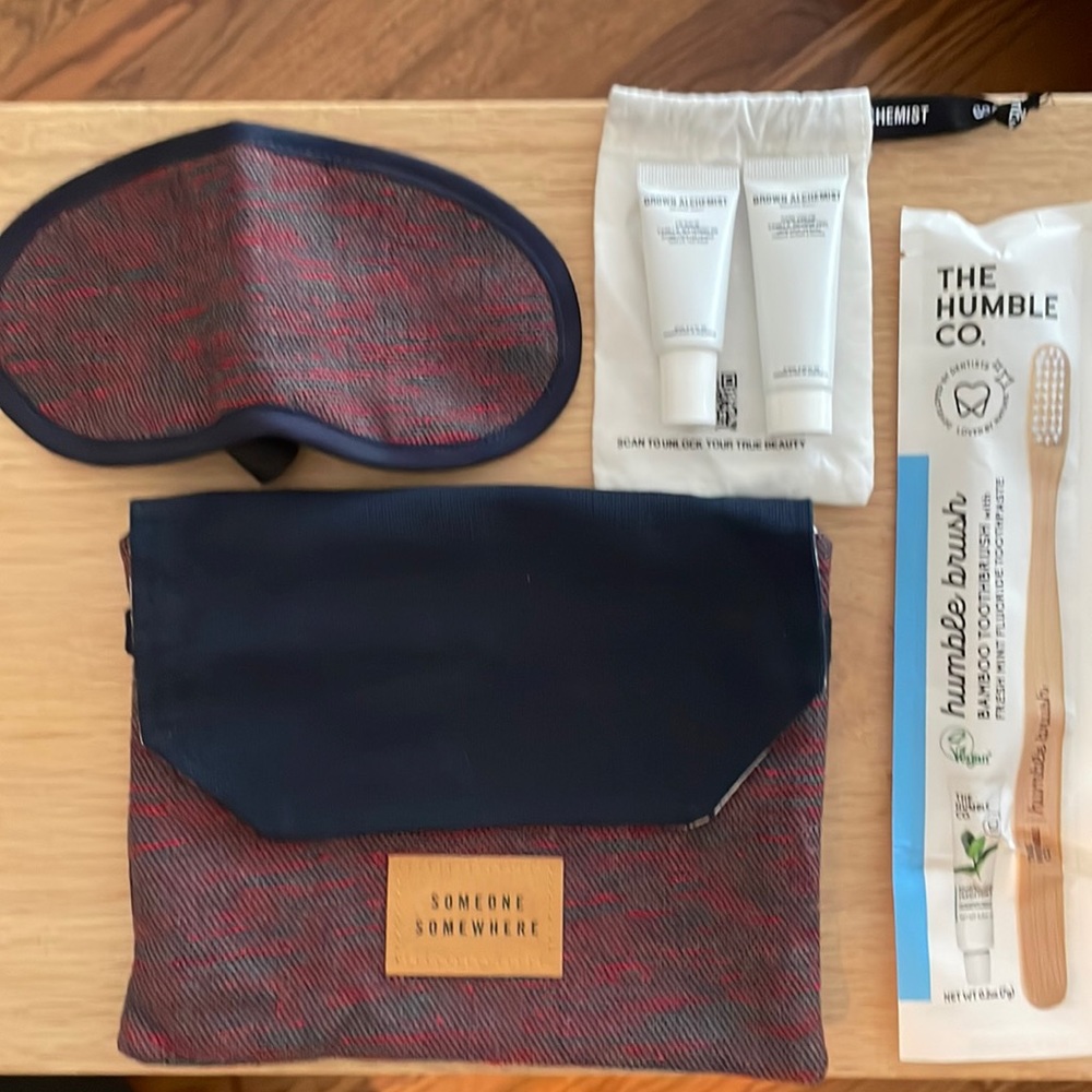 NEW Someone Somewhere for Delta travel amenity kit